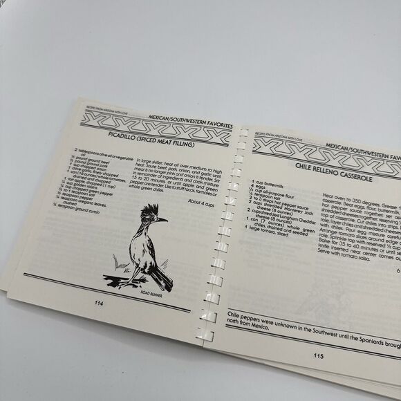 Vintage‎ 1985 Spiralbound Cook Book Recipes From Arizona...With Love AZ Cooking - Picture 4 of 4